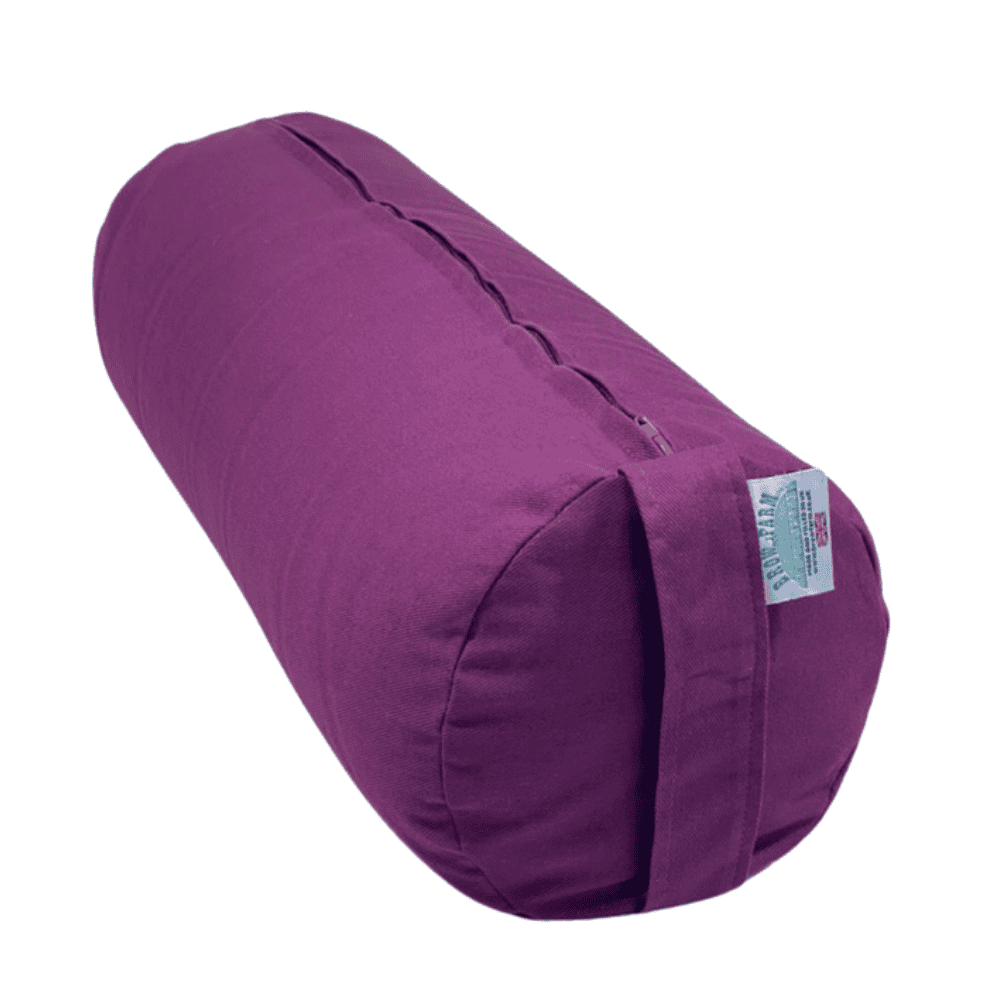 Buckwheat Filled Yoga Bolster in 15 Colour Choices.