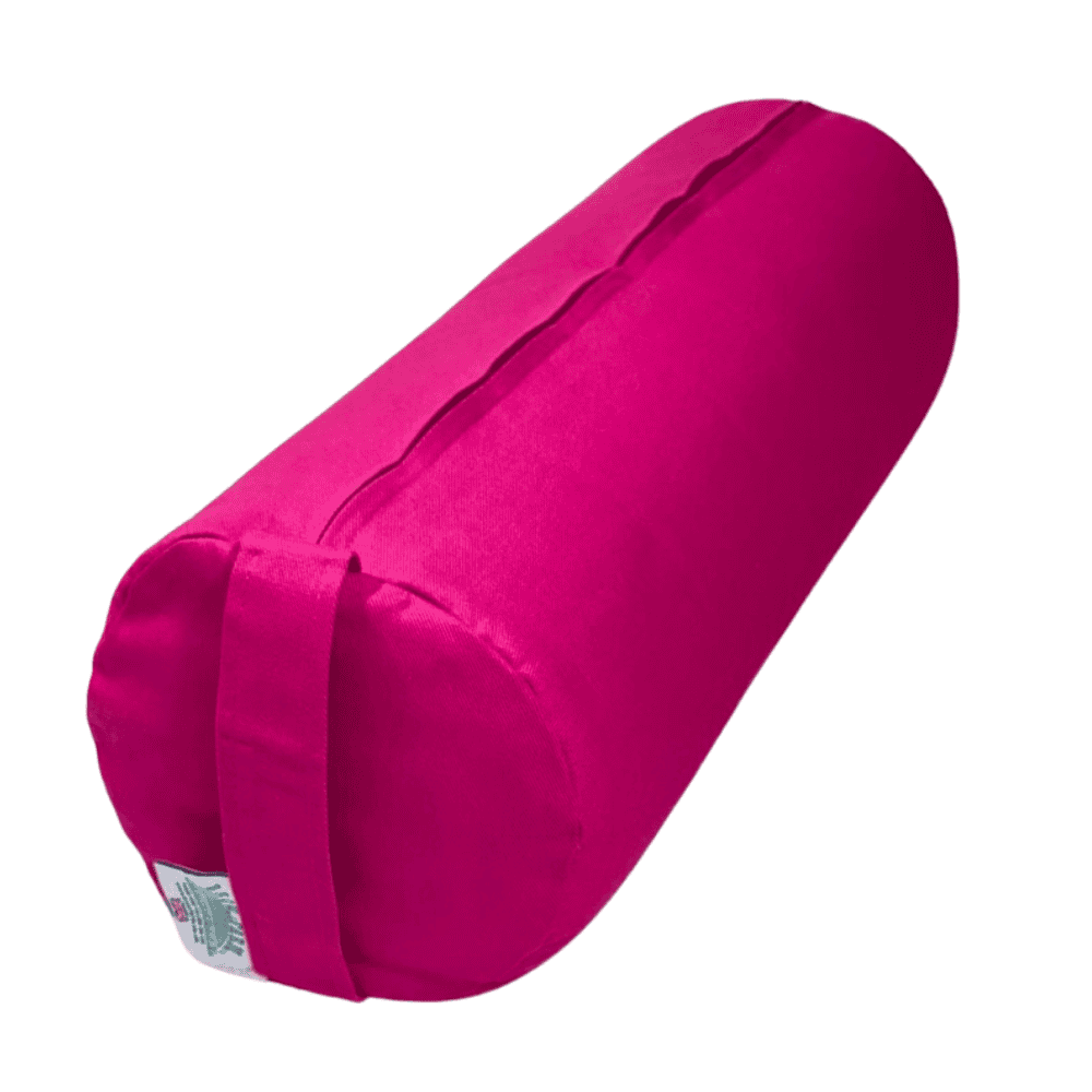 Buckwheat Filled Yoga Bolster in 15 Colour Choices.