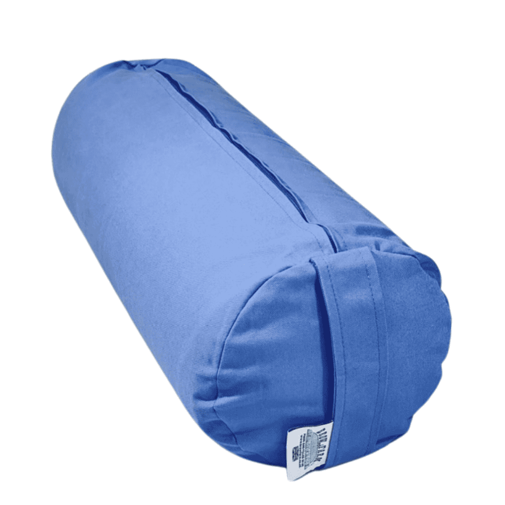 Buckwheat Filled Yoga Bolster in 15 Colour Choices.