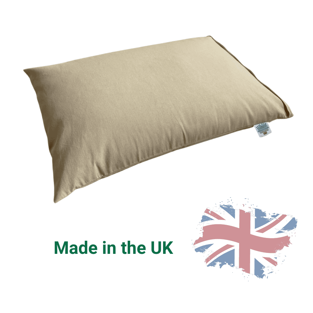 A pillow and British flag - Made in the UK
