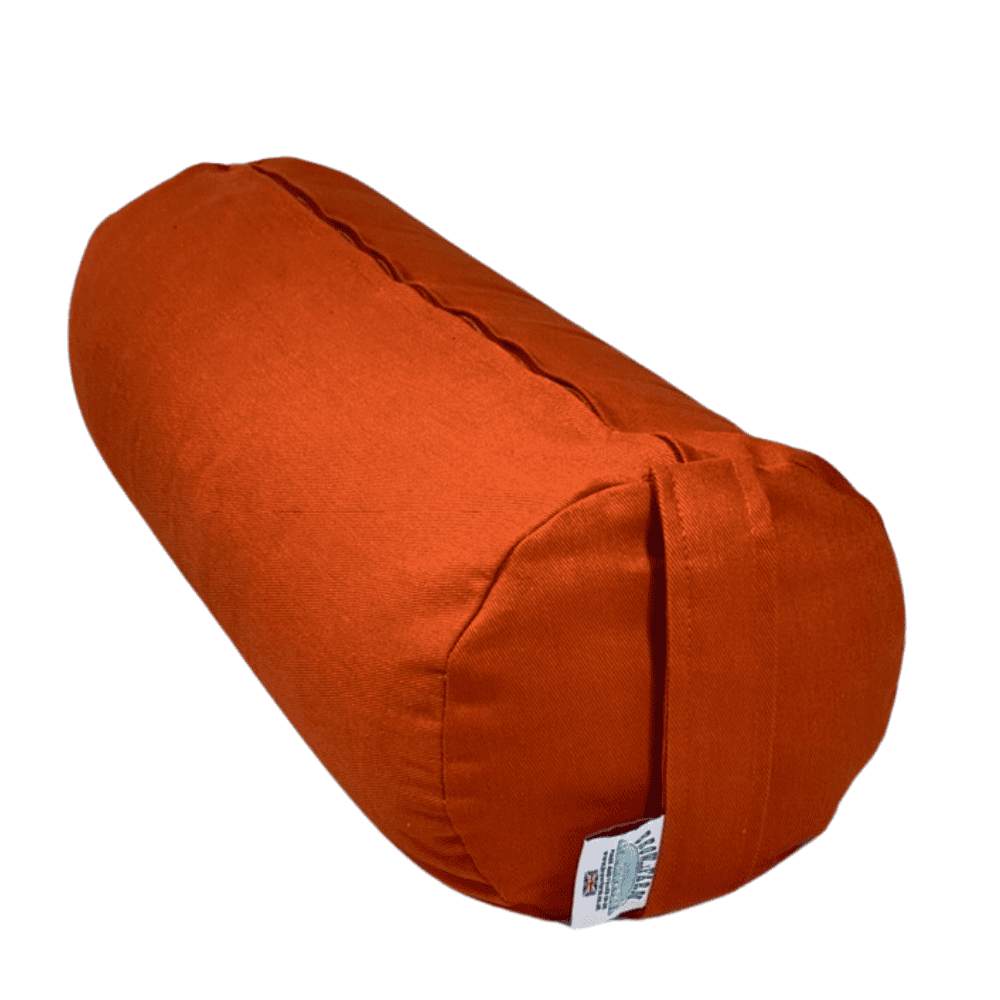 Buckwheat Filled Yoga Bolster in 15 Colour Choices.