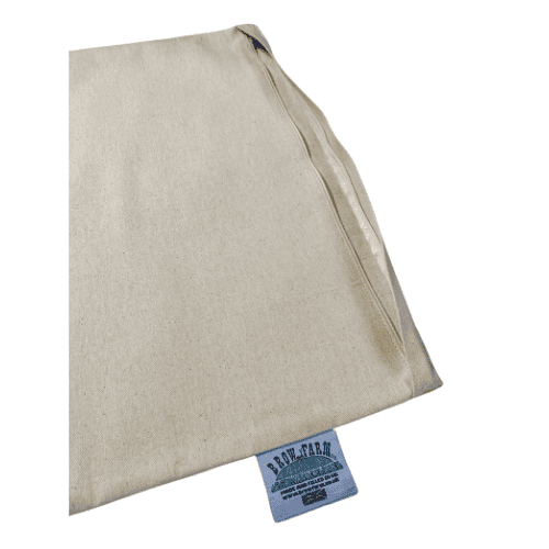 pillow case open zipped end